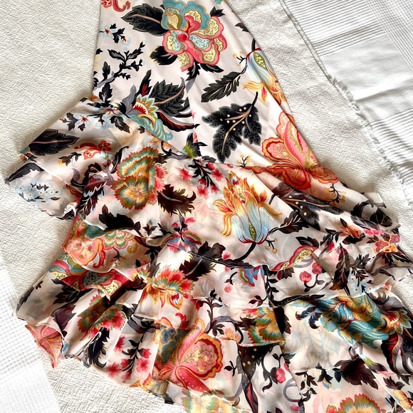 Designer Giovanni Scutaro Asymmetric Sleeveless Dress - Picture 2 of 4